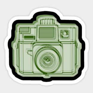 ISSF Society6 logo REVERSEGREEN Sticker